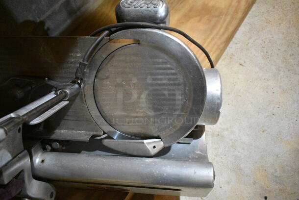 Globe 400 Stainless Steel Commercial Countertop Meat Slicer. 115 Volts, 1 Phase. This Unit Was In Working Condition When the Restaurant Closed. (basement) - Image 2 of 9