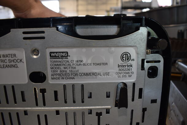 Waring Model WCT708 Metal Countertop 4 Slot Toaster. 120 Volts, 1 Phase. 11.5x10x8 - Image 4 of 4
