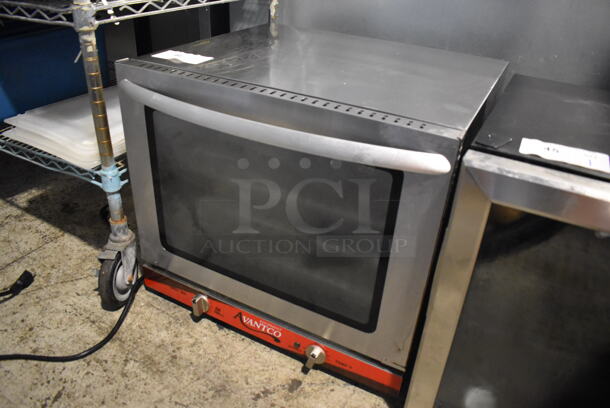 Avantco 177CO28 Stainless Steel Commercial Countertop Electric Powered Half Size Convection Oven w/ View Through Door and Metal Oven Racks. 208-240 Volts, 1 Phase. 23x22x20 - Image 2 of 7