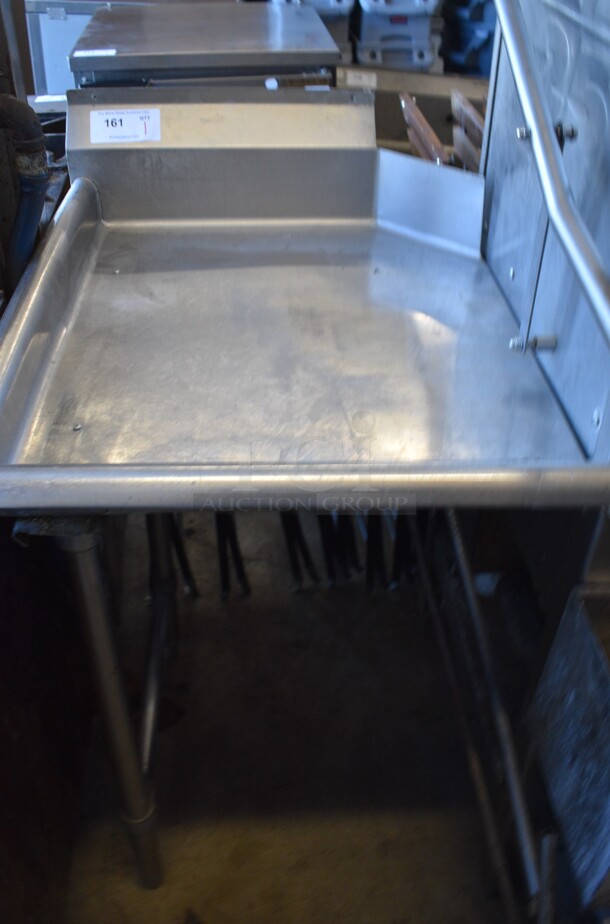 Stainless Steel Commercial Left Side Clean Side Dishwasher Table. Goes GREAT w/ 162! 24x30x43