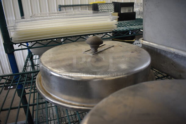 2 Metal Dome Covers / Lids for Automatic Coffee Urn. 14x14x3. 2 Times Your Bid! - Image 2 of 3