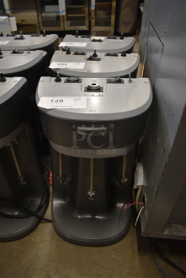 Hamilton Beach HMD400 Metal Commercial Countertop 3 Head Milkshake Mixer. 120 Volts, 1 Phase. Tested and Only Right Head Is Working - Image 1 of 4
