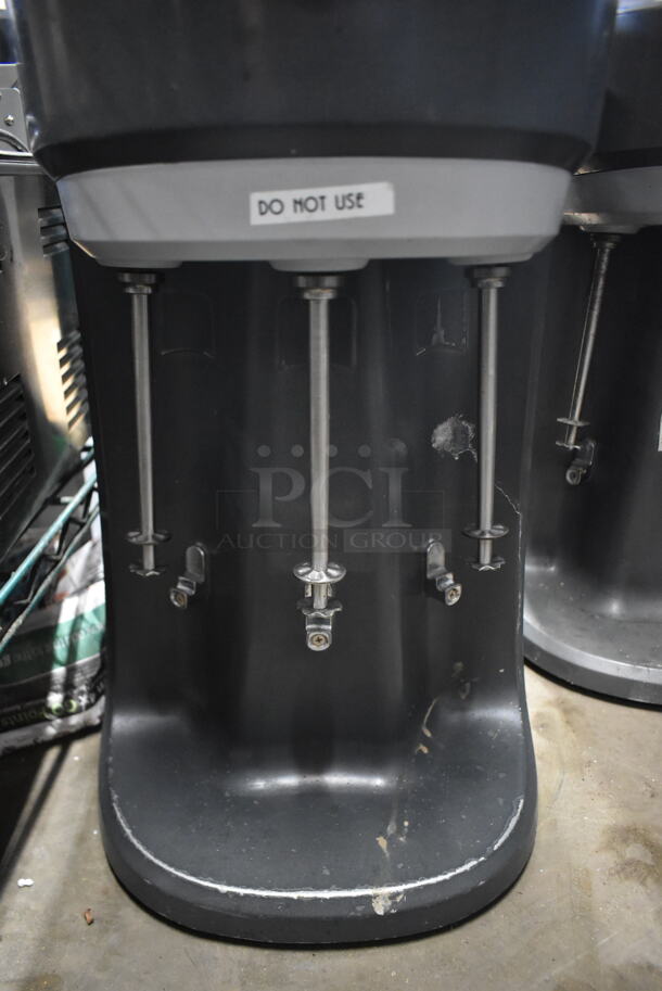 Hamilton Beach HMD400 Metal Commercial Countertop 3 Head Milkshake Mixer. 120 Volts, 1 Phase. Tested and Working Except for Middle Head - Image 3 of 4