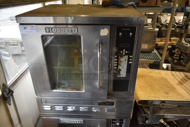 2 Blodgett Stainless Steel Commercial Natural Gas Powered Half Size Convection Oven w/  View Through Door, Metal Oven Racks on Commercial Casters. 2 Times Your Bid! - Image 2 of 9