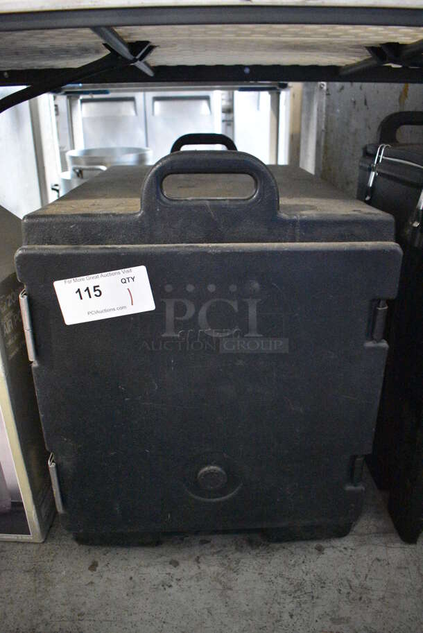 Cambro Model 300MPC Black Poly Food Carrying Case. 17x25x23 - Image 1 of 5