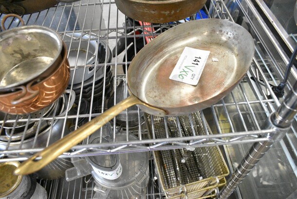 6 Various Metal Items Including Sauce Pans and Skillet. 6 Times Your Bid!  - Image 4 of 7