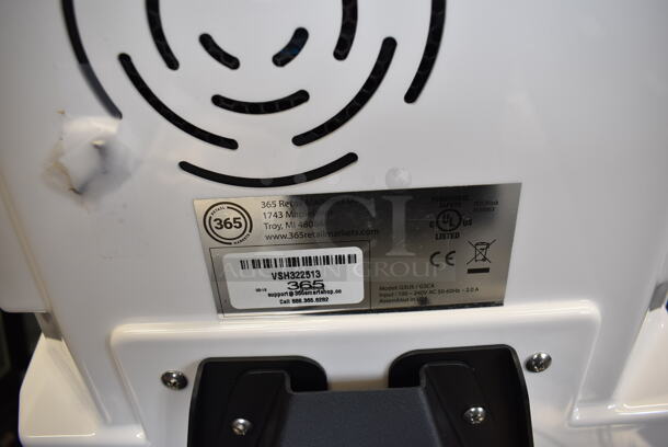 365 Retail Markets G3US / G3CA Metal Countertop Monitor w/ Credit Card Reader, Fingerprint Scanner and Barcode Scanner. 100-240 Volts, 1 Phase. 14x16x27 - Image 5 of 6