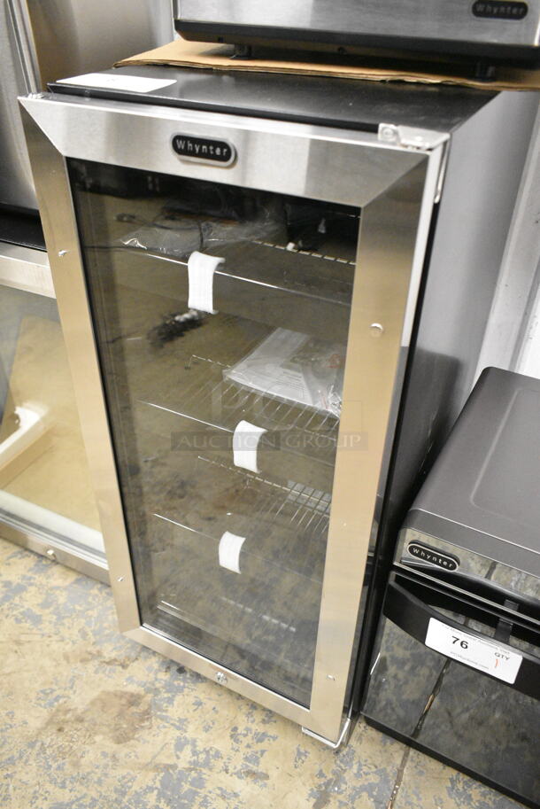 BRAND NEW SCRATCH AND DENT! Whynter BBR-838SB 15 inch Built-In 80 Can Undercounter Stainless Steel Beverage Refrigerator. 115 Volts, 1 Phase. Tested and Working! - Image 3 of 8