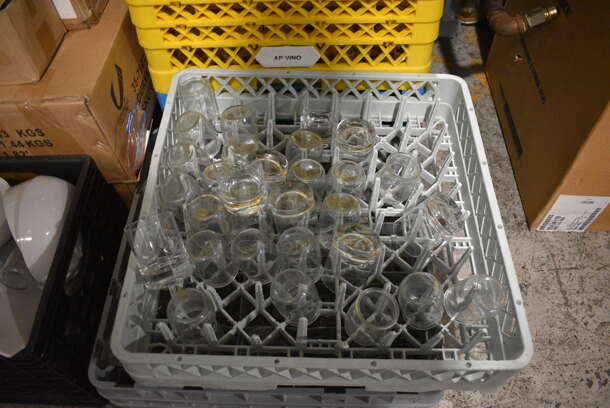 ALL ONE MONEY! Lot of 11 Various Dish Caddies of Various Glasses Including Wine Glasses - Image 3 of 6
