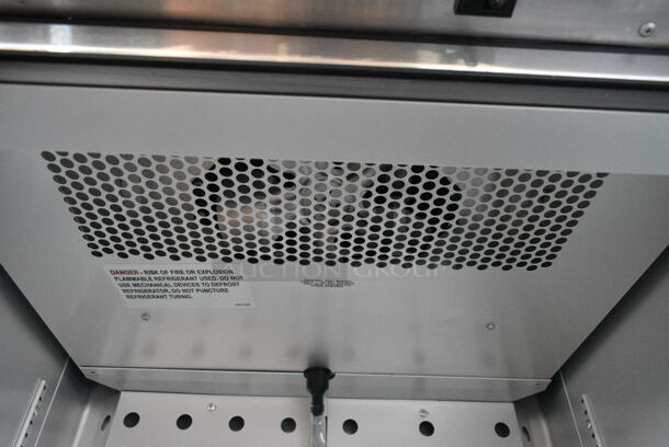 2018 True T-19F-HC Stainless Steel Commercial Single Door Reach In Freezer w/ Poly Coated Racks on Commercial Casters. 115 Volts, 1 Phase. Tested and Working! - Image 4 of 5