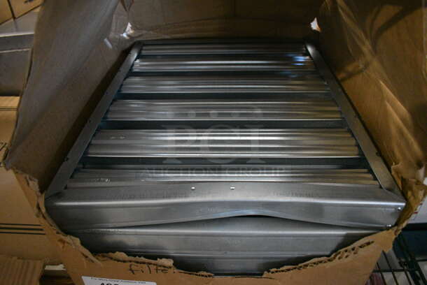 5 BRAND NEW SCRATCH AND DENT! Metal Grease Hood Filters. 15.5x19.5x1.5. 5 Times Your Bid!