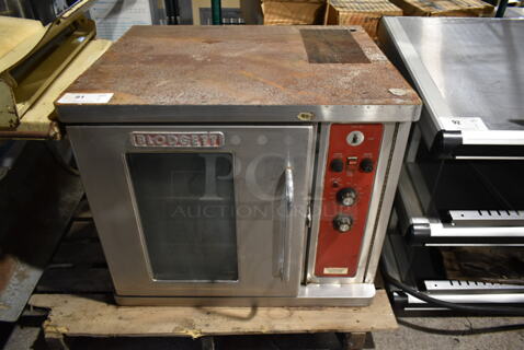 Blodgett CTB-1 Stainless Steel Commercial Countertop Electric Powered Half Size Convection Oven w/ View Through Door and Metal Oven Racks. 208-220 Volts, 1 Phase. 