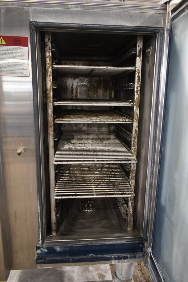 2017 Alto Shaam CTP10-10E Stainless Steel Commercial Electric Powered Combi Convection Oven on Stand. 208-240 Volts, 3 Phase.  - Image 5 of 6