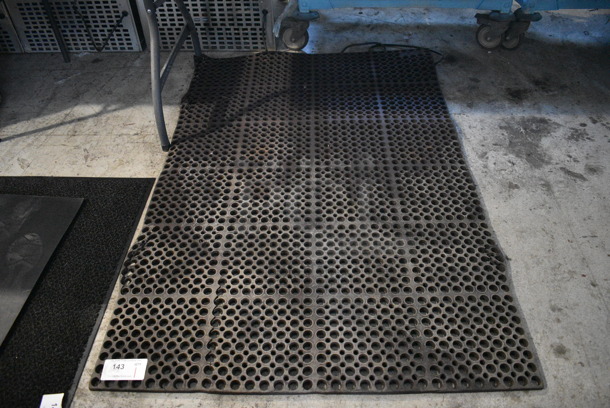 Black Anti Fatigue Floor Mat. 60x40x1
