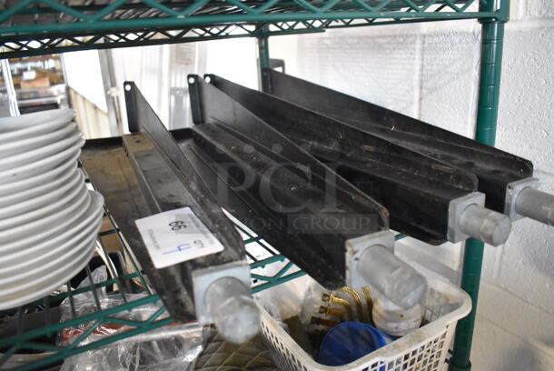 ALL ONE MONEY! Lot of 4 Metal Convection Oven Legs. 29" - Image 1 of 3