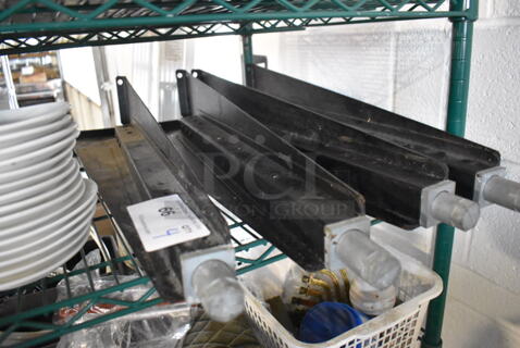 ALL ONE MONEY! Lot of 4 Metal Convection Oven Legs. 29"