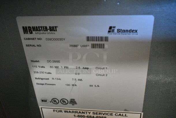 Master-Bilt DC-2SSE Stainless Steel Commercial Chest Freezer. 115/208-230 Volts, 1 Phase.  - Image 6 of 6