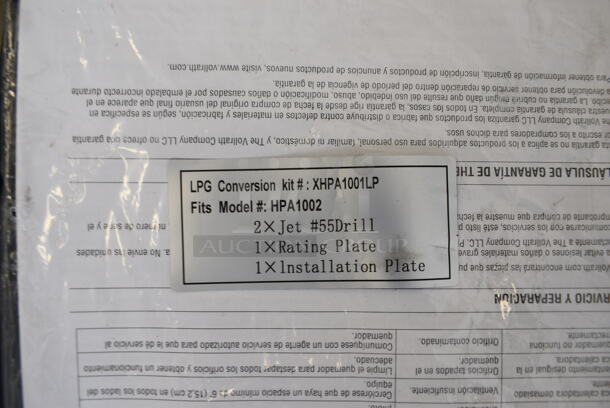 BRAND NEW SCRATCH AND DENT! Vollrath Model HPA1002 Stainless Steel Commercial Countertop Natural Gas Powered 2 Burner Range. Comes w/ LPG Conversion Kit Paperwork. 52,000 BTU. 12x28x14 - Image 5 of 7