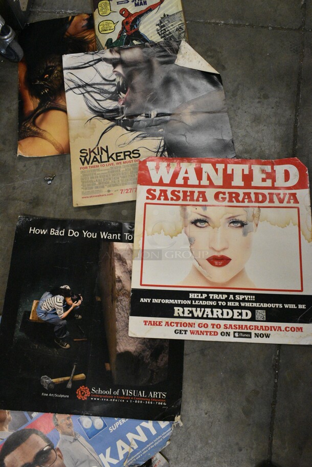 ALL ONE MONEY! Lot of Various Posters and Corset.  - Image 7 of 8