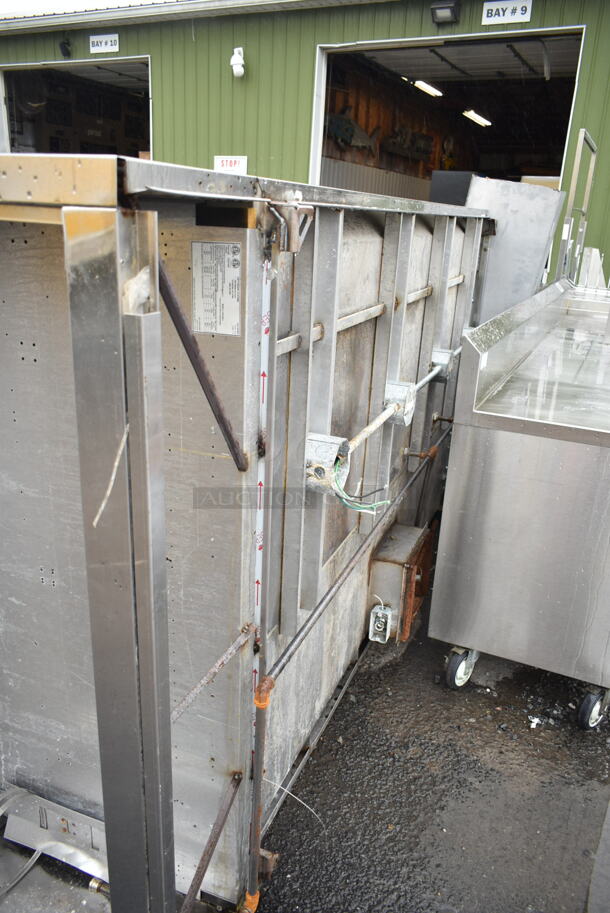 SELF CONTAINED 8' CaptiveAire 5424 ND-2 Stainless Steel Commercial Grease Hood w/ Lights.  - Image 5 of 12
