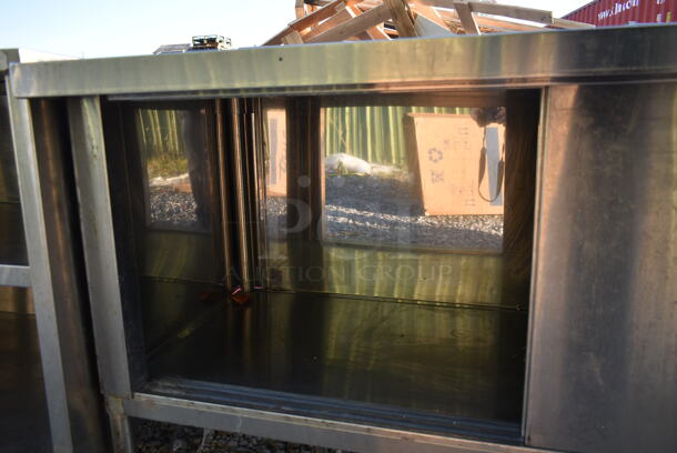 Stainless Steel Commercial Table w/ Back Splash and Under Shelf - Image 5 of 5