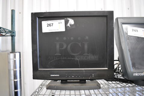 Daewood Model L523BCCBK 15" Computer Monitor