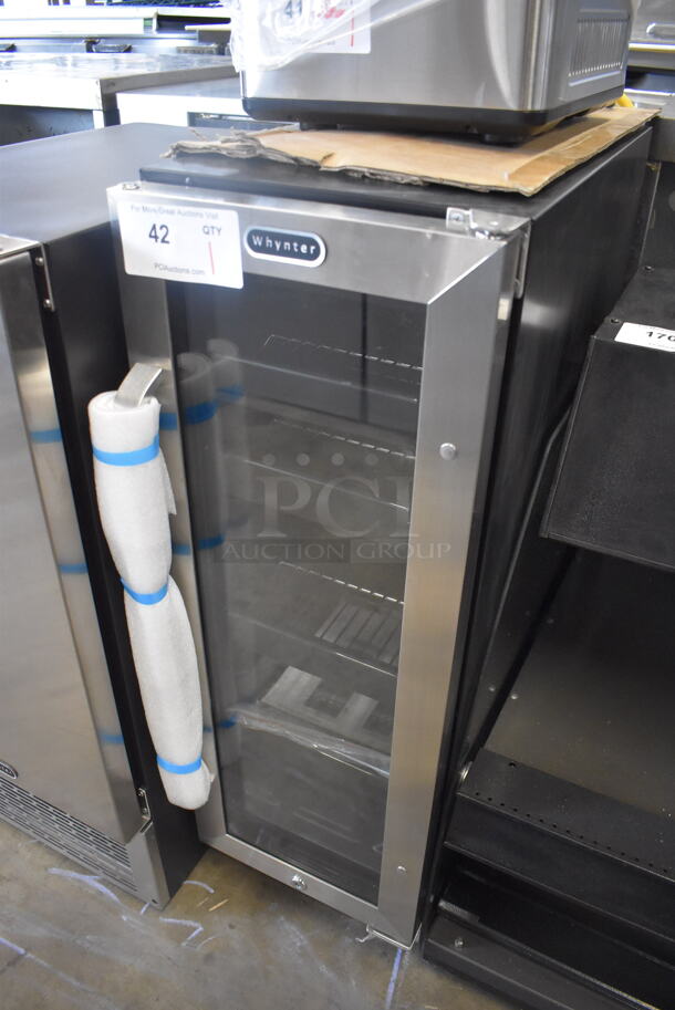 BRAND NEW! Whynter BBR638SB Metal Mini Cooler Merchandiser. 12x22x34.5. Tested and Working! - Image 2 of 5