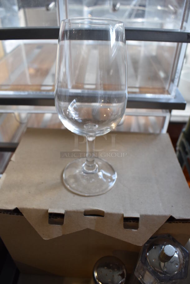 ALL ONE MONEY! Lot of Items on Tabletop Including Metal Bins, Metal Trays, White Poly Trash Can, Tealight Candles, Skillets, Glass Bottles and Glasses - Image 4 of 12