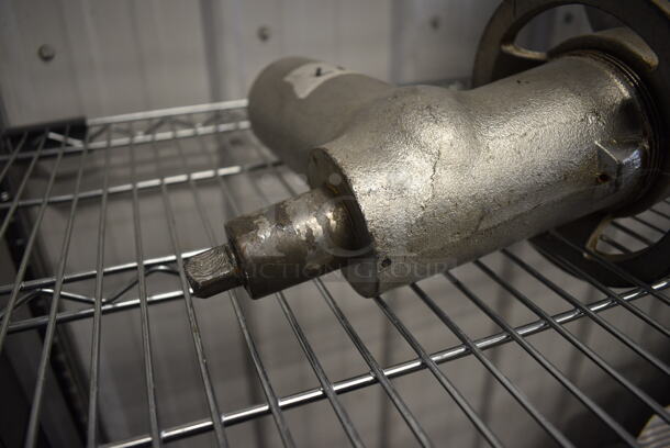 Metal Commercial Meat Grinder. Missing Plate and Knife. 7x12x10 - Image 4 of 4