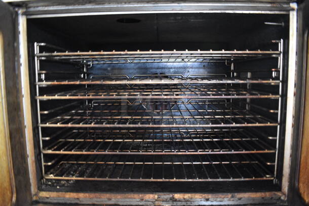2 Southbend Model BGS/22SC Stainless Steel Commercial Natural Gas Powered Full Size Convection Ovens w/ View Through Doors, Metal Oven Racks and Thermostatic Controls. 38x36x67. 2 Times Your Bid! - Image 5 of 7