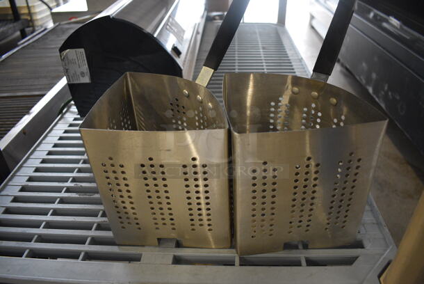 2 Metal Baskets. 6x6x12. 2 Times Your Bid! - Image 2 of 3