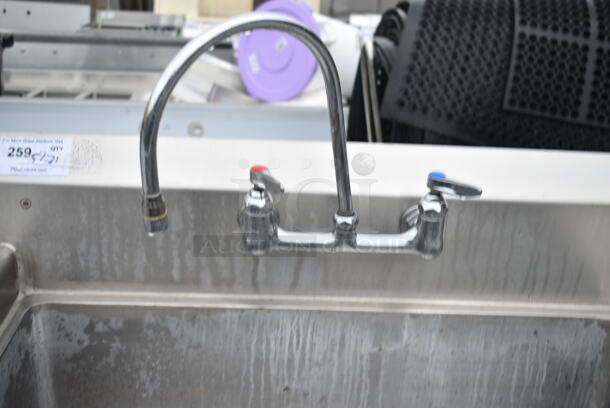 Stainless Steel Commercial Left Side L Shaped Dirty Side Dishwasher Table. Bay 30x20 - Image 3 of 6