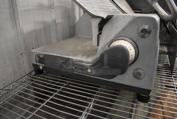 German Knife GS-72M Stainless Steel Commercial Countertop Meat Slicer w/ Blade Sharpener. 115 Volts, 1 Phase. 27x21x20. Tested and Working! - Image 6 of 6