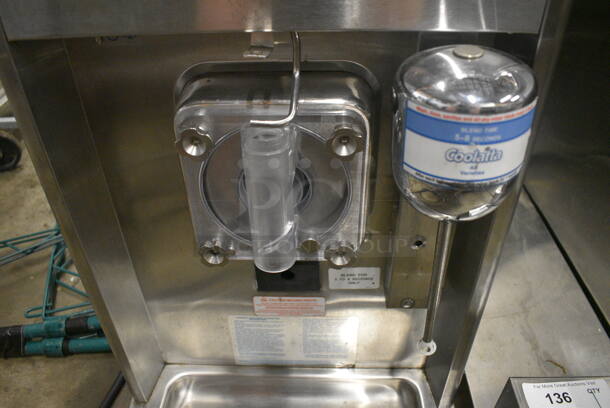 2013 Taylor Model 340D-27 Stainless Steel Commercial Countertop Single Flavor Frozen Beverage Machine w/ Drink Mixer Attachment. 208-230 Volts, 1 Phase. 18x31x32 - Image 4 of 7