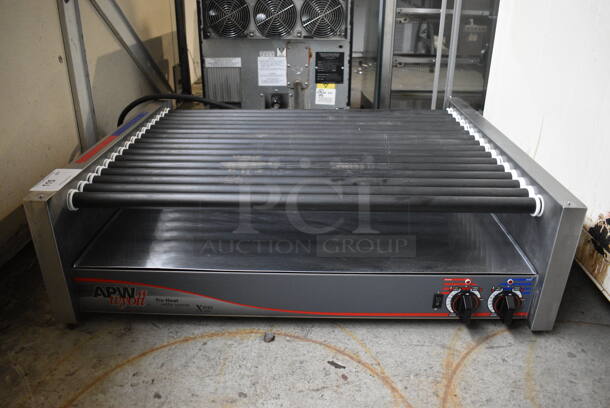 APW Wyott Model HRS-75 5T Stainless Steel Commercial Countertop Hot Dog Roller. 208/240 Volts, 1 Phase. 36x30x11 - Image 1 of 7