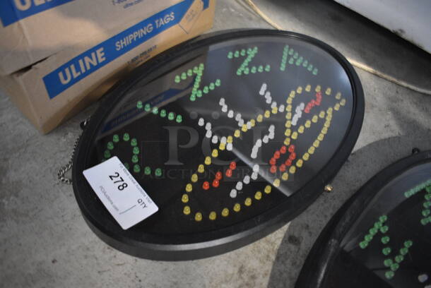 Pizza Light Up Sign. 23x2x14 - Image 2 of 3