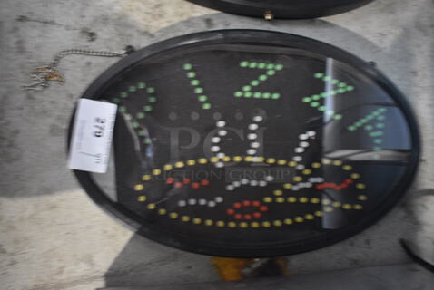 Pizza Light Up Sign. 23x2x14