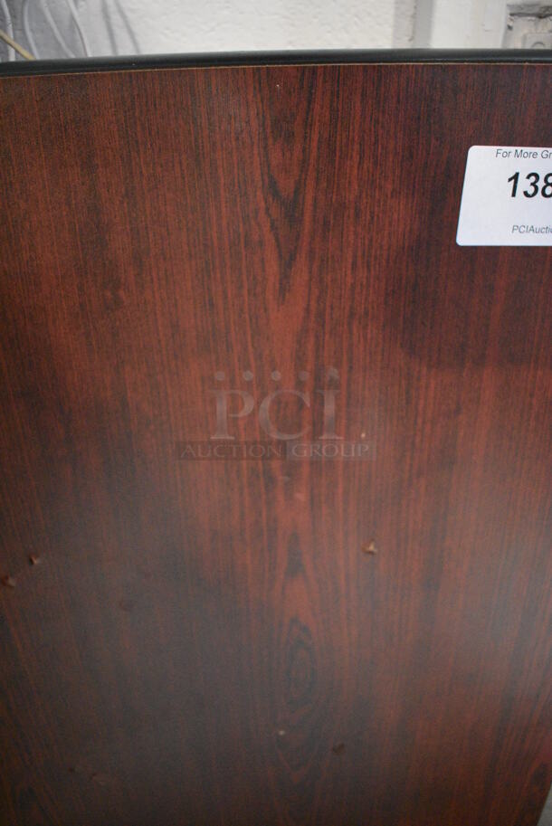 6 Wood Pattern Tabletops. 24x30x1.5. 6 Times Your Bid! - Image 2 of 5