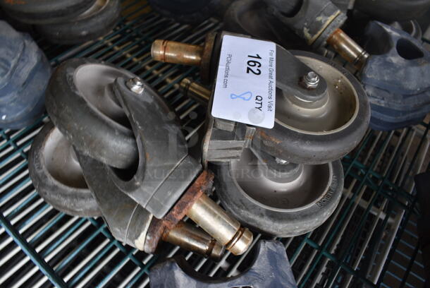 ALL ONE MONEY! Lot of 8 Commercial Casters! 6x3x8 - Image 3 of 5