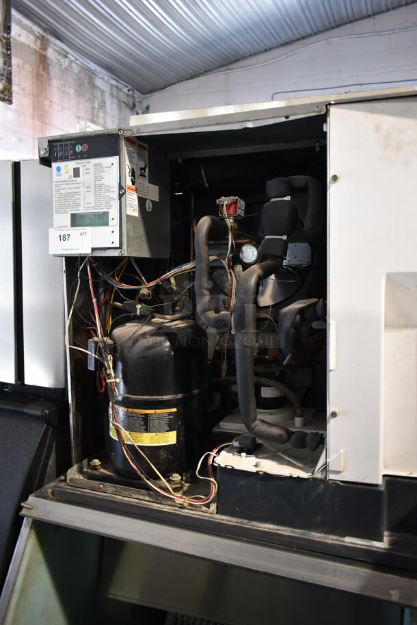 2013 Scotsman C1030SA-32B Stainless Steel Commercial Ice Machine Head on Scotsman Commercial Ice Bin. 115 Volts, 1 Phase.  - Image 2 of 5