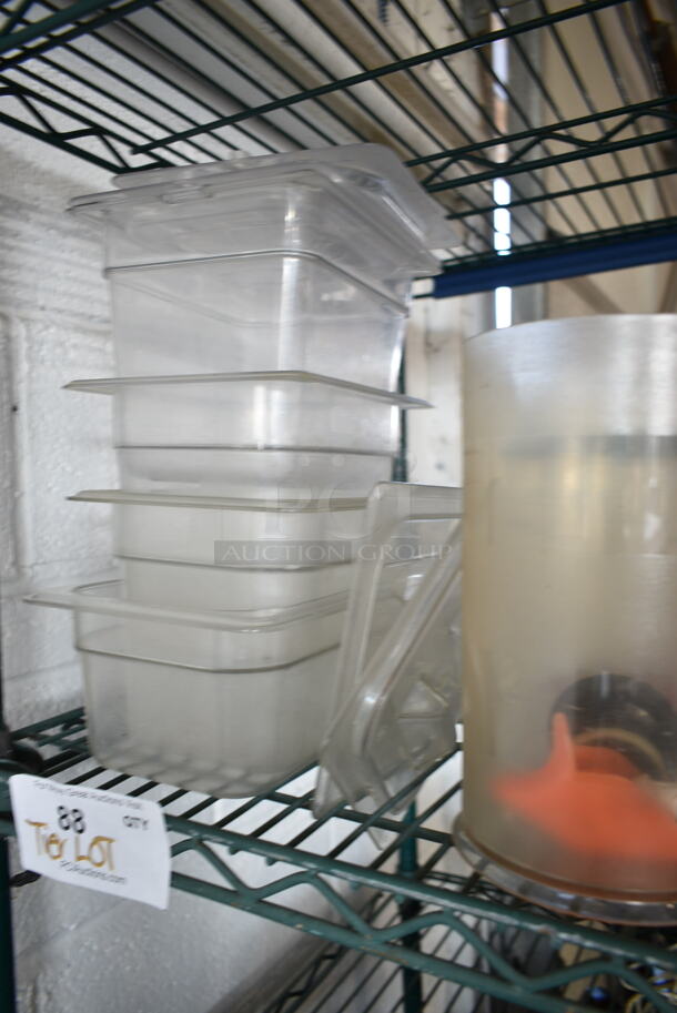 ALL ONE MONEY! Tier Lot of Various Items Including Clear Poly Bins - Image 6 of 6