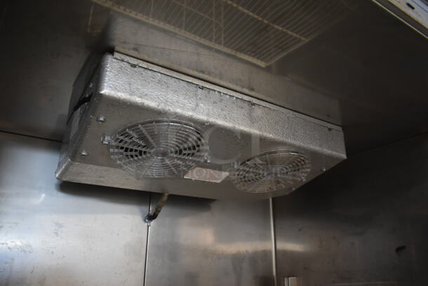 CustomCool RIR1SC Stainless Steel Commercial Single Door Reach In Cooler w/ Poly Coated Racks. 115 Volts, 1 Phase. Cannot Test Due To Cut Power Cord - Image 6 of 7