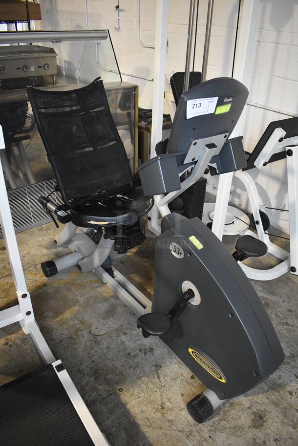 Sports Art C53r Metal Floor Style Stationary Exercise Bicycle. 26x67x48. Cannot Test Due To Missing Power Cord