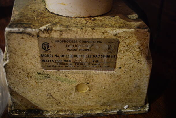DoughPro DP1100 Metal Commercial Countertop Dough Press. 120 Volts, 1 Phase. 20x28x21. Item Was in Working Condition on Last Day of Business. (bar) - Image 6 of 6