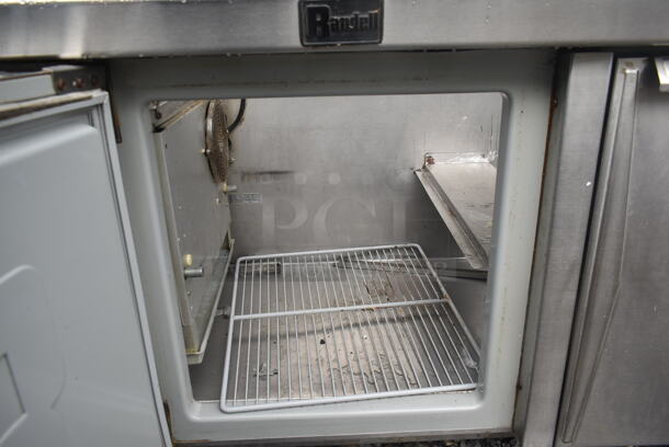 Randell Stainless Steel Commercial Work Station w/ 3 Doors and Grab N Go. Does Not Come w/ Remote Compressor. - Image 7 of 9