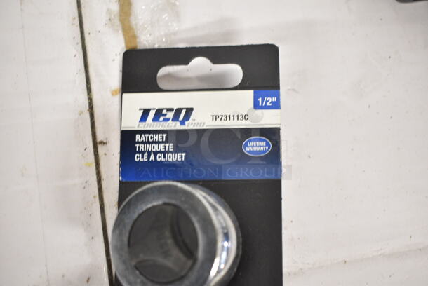 4 BRAND NEW! TEQ Items; 2 Ratchet, Extension Bar and Round Head Ratchet. 4 Times Your Bid! - Image 7 of 10
