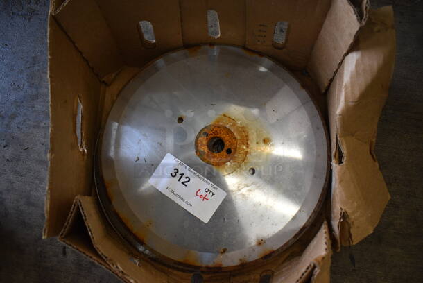 4 Meat Slicer Stacker Blades. Goes GREAT w/ Lots 305-310! 13.5x13.5x1.5. 4 Times Your Bid!