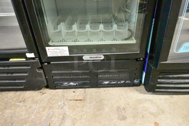 Metalfrio NG10CHC Metal Commercial Single Door Reach In Cooler Merchandiser. 115 Volts, 1 Phase. Tested and Powers On But Does Not Get Cold - Image 2 of 5