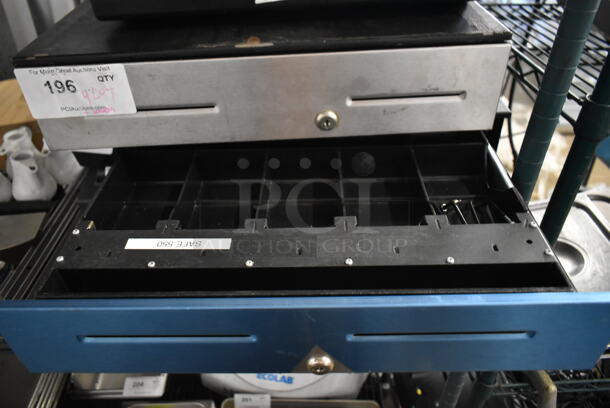 4 Metal Cash Register Drawers w/ 2 Inserts. 4 Times Your Bid! - Image 3 of 4