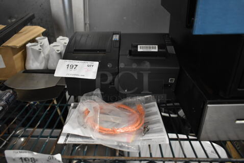 2 Receipt Printers; Bixolon PR10508 and Epson M244A. 2 Times Your Bid! 